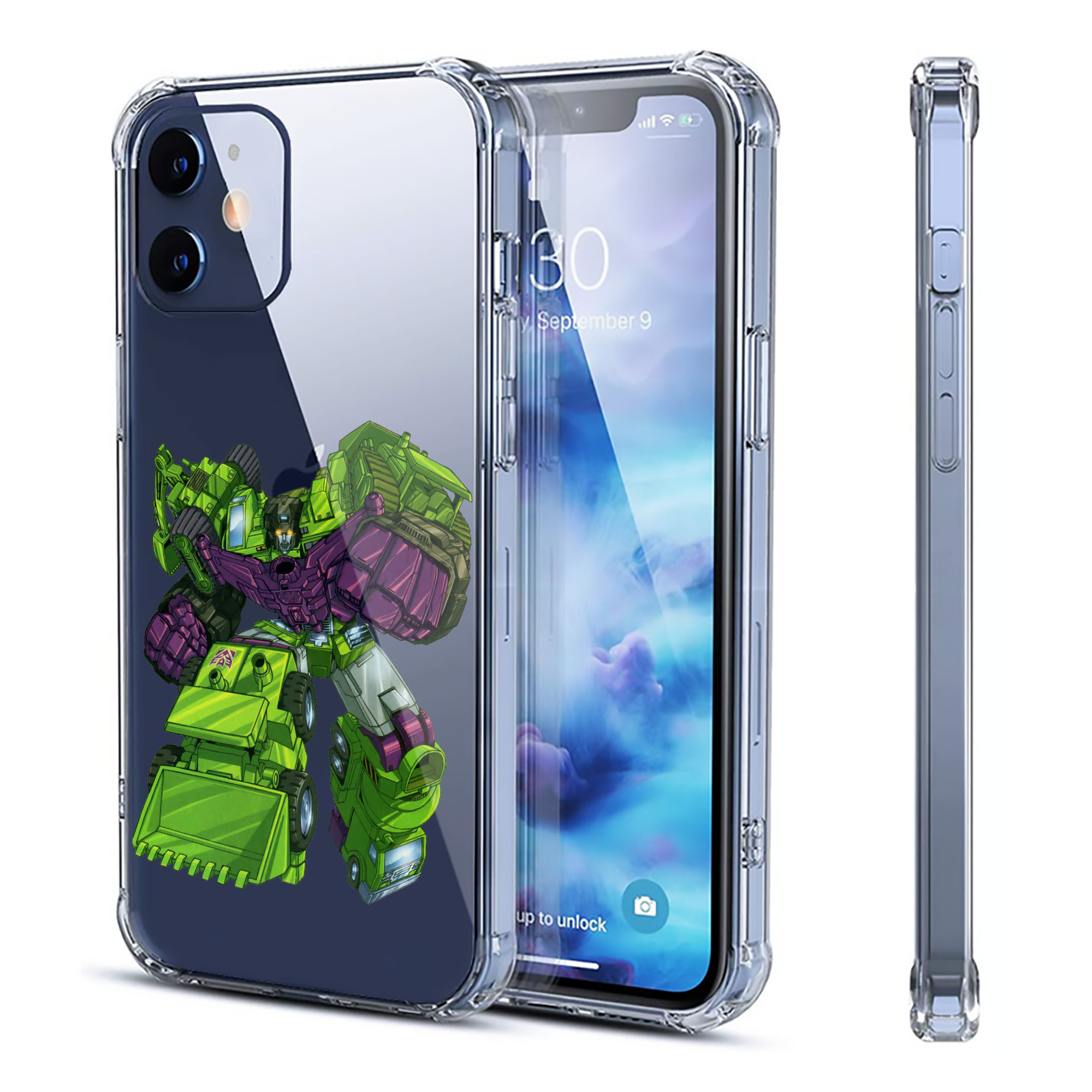 （画像用）  【iPhone 12シリーズ対応】透明スマホケース（クリアソフトケース）